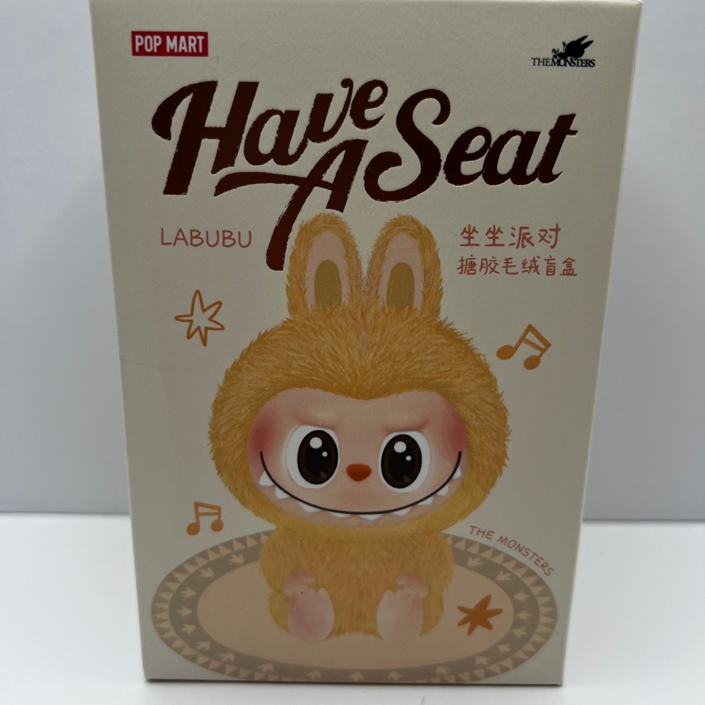 SOLD!!!!!!!

Pop Mart Labubu 'Have A Seat' Figure Dada